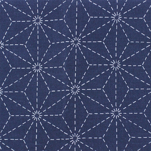 Sashiko Cloth Navy Galaxy 202