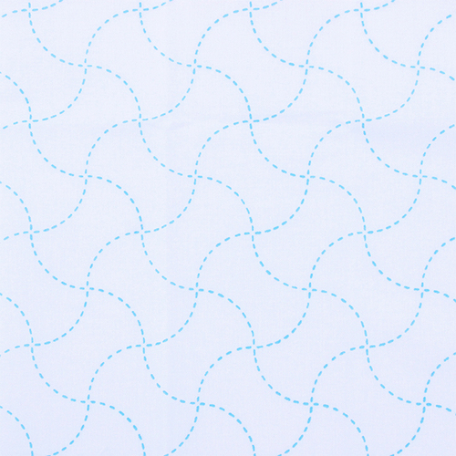 Sashiko Cloth White Curvy 4