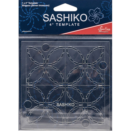 Sashiko Template 4" Seven Treasures 003
