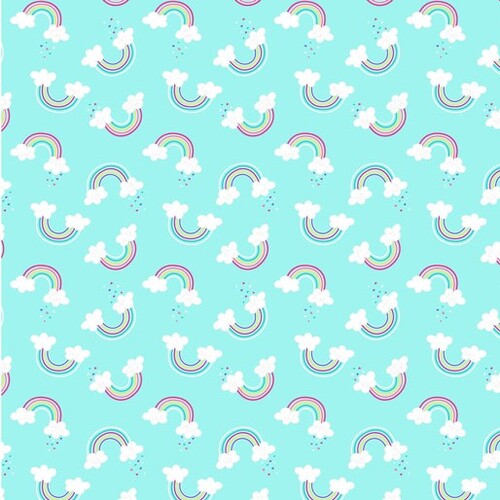Unicorn Magic Pearlescent Rainbow Aqua  9797-04