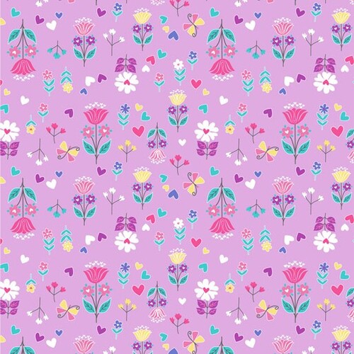Unicorn Magic Pearlescent Flowers Lilac 9700-06