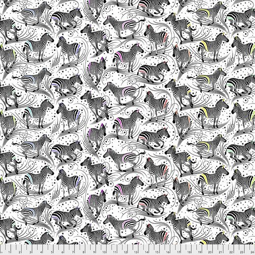 Tula Pink Linework Zebras PWTP156.PAPER