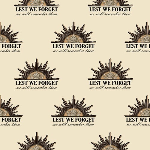 Women’s Wartime Lest We Forget Badge 7117-W7
