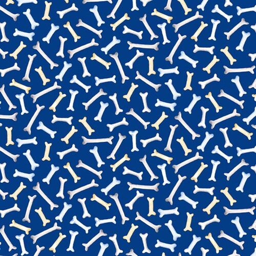 Think Pawsitive Dog Bones Blue 9732-55