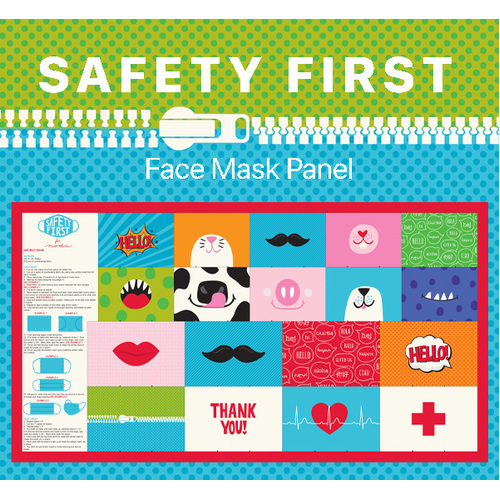 Safety First Moda Novelty Face Mask Panel 