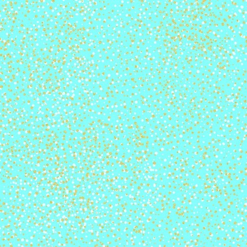Moonlight Serenade Metallic Dots Aqua 9756M-04