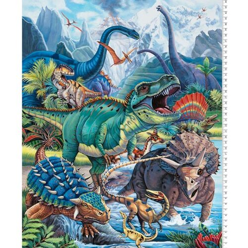 Disney Dinosaur Dinotopia Quilt Panel 0143N