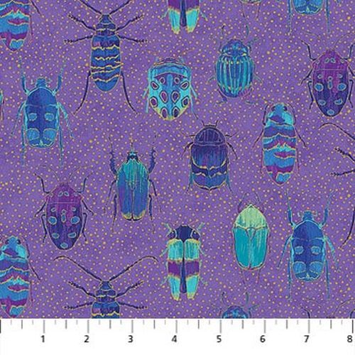 Shimmer Fantasia Beetles Purple 22959M-85