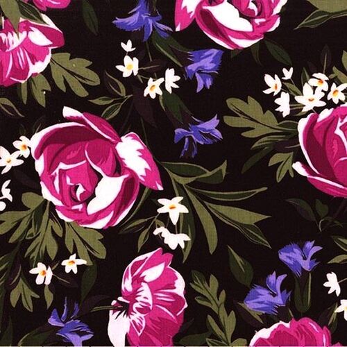 Fabric Remnant-Bed of Roses 85cm