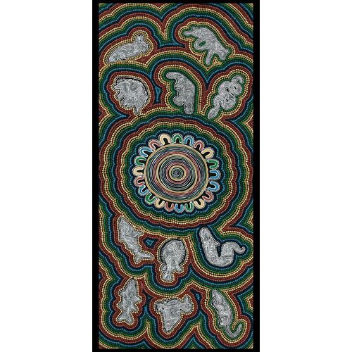 Ngurambang Aboriginal Art Dhuray Panel DV3627