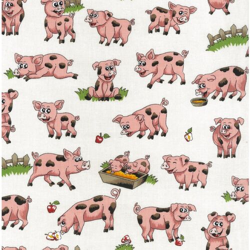 Funny Farm Pigs Piglets Country 