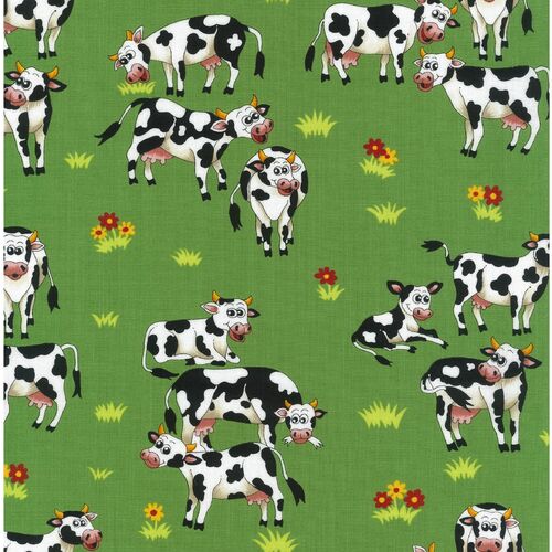 Funny Farm Cows Country Field