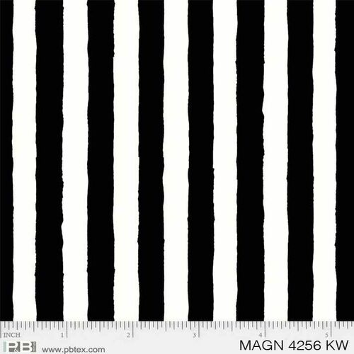 Magnolia Stripe Black White 4256 KW