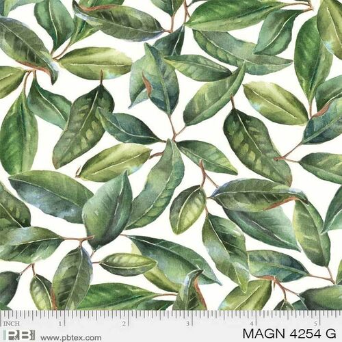 Magnolia Lush Leaves Ivory 4254 G