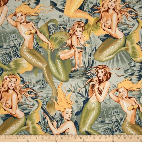 Sea Sirens Mermaids Tea 1/2m 7825B