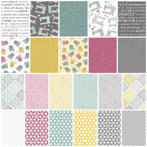 Words to Quilt By 1/2m Bundle