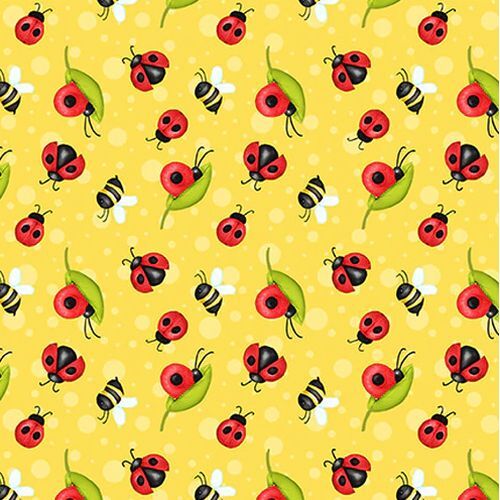 Gnome is Bees Lady Beetles Yellow 9445-44