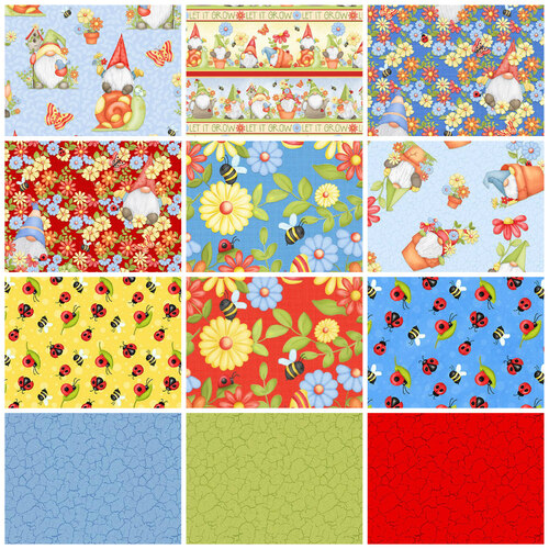 Gnome is Where Your Garden Grows FQ Bundle