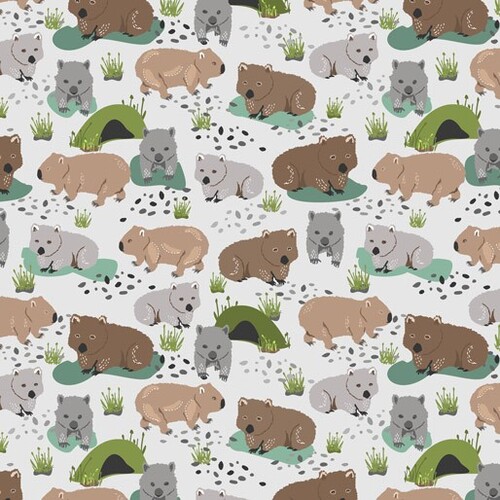 Roaming the Mallee Aussie Wombats  B3