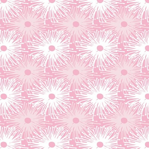 Aussie Feathered Friends Floral Pink D2