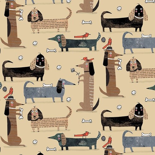 It's Raining Cats and Dogs Long Dogs Camel 342-71