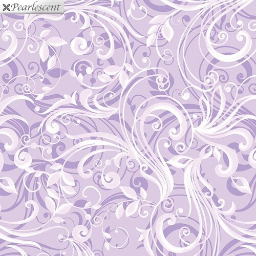 Pearl Ballet Leaf Scroll Lilac 9840P-06