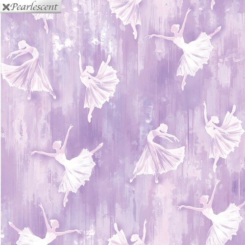 Pearl Ballet Ballerina Silhouette Lilac 9837P-06