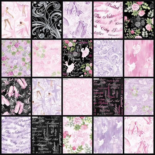 Pearl Ballet Ballerina Pearlescent FQ Bundle