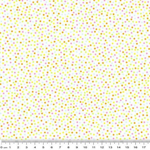 Hippity Hoppity Dots White Multi  9761-98