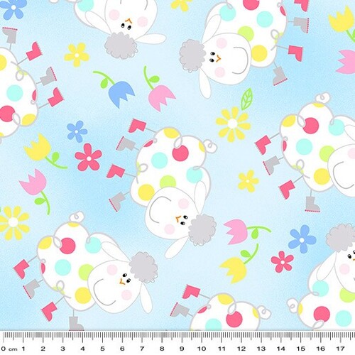 Hippity Hoppity Springy Sheep Blue 9760-05