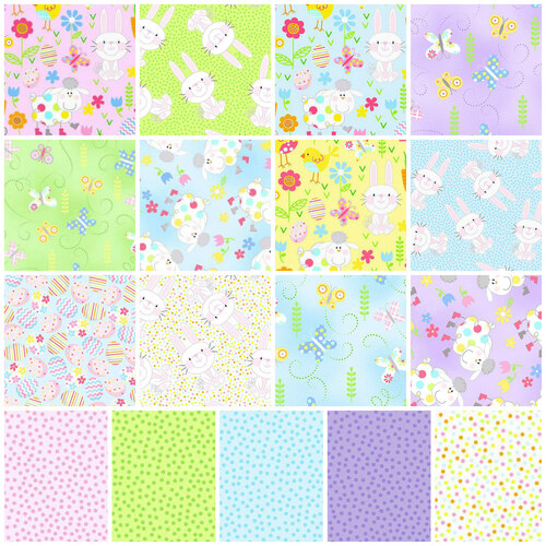 Hippity Hoppity Easter Holiday FQ Bundle