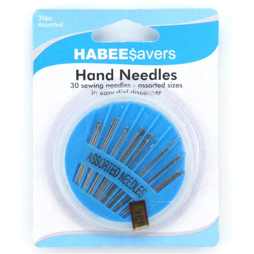 Hand Needles 30 Assorted Sizes Carry Case