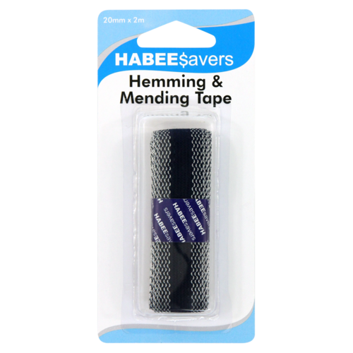Habee Savers Tape Hem Instant Black 20mm X 2m 