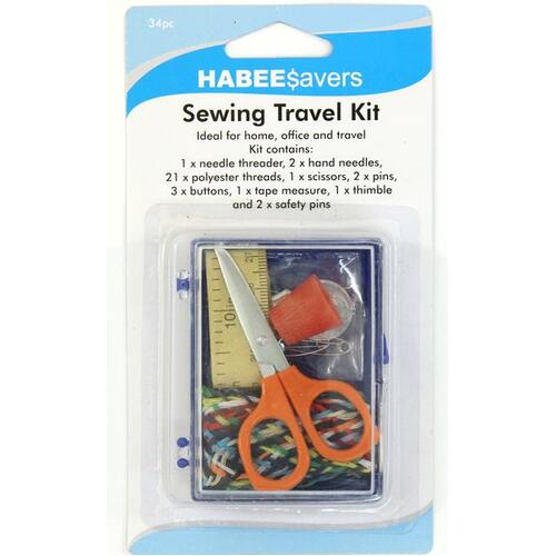 Habee Savers Travel Sewing Kit 34pc