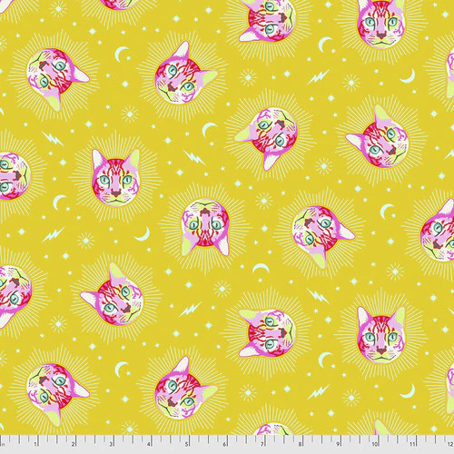 Tula Pink Curiouser Cheshire Cats PWTP164.WONDER