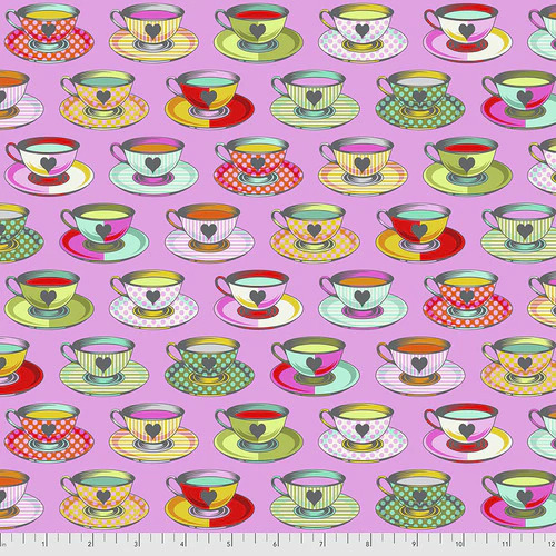 Tula Pink Curiouser Tea Time Cups PWTP163.WONDER