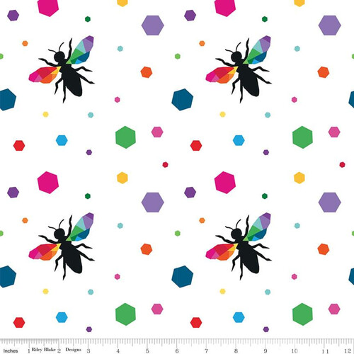 Create Bees Hexie C9805-WHITE