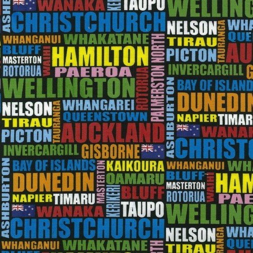 Town and Around Cities of New Zealand Kiwiana