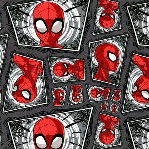 Licensed Marvel Spiderman Comic Swirl Superhero