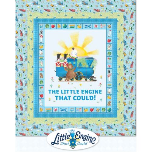 The Little Engine That Could Trains Quilt Kit