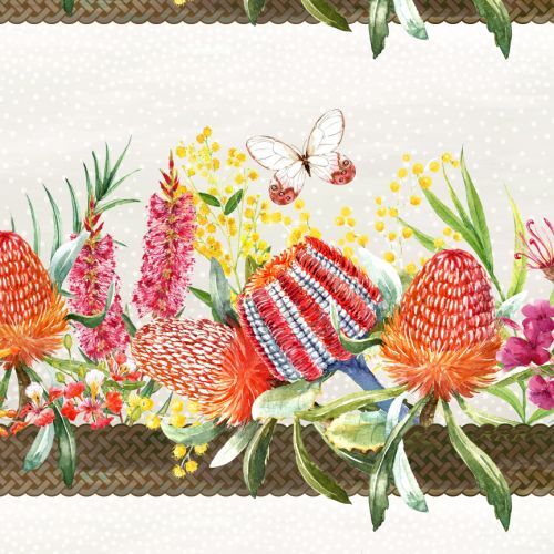 Australian Garden Twist Wildflowers Stripe 2AGT-1