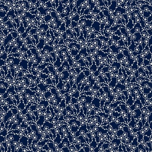 Oriental Blossom Navy