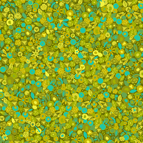 Sun Print 2021 Tuesday Floral Moss 8902/G