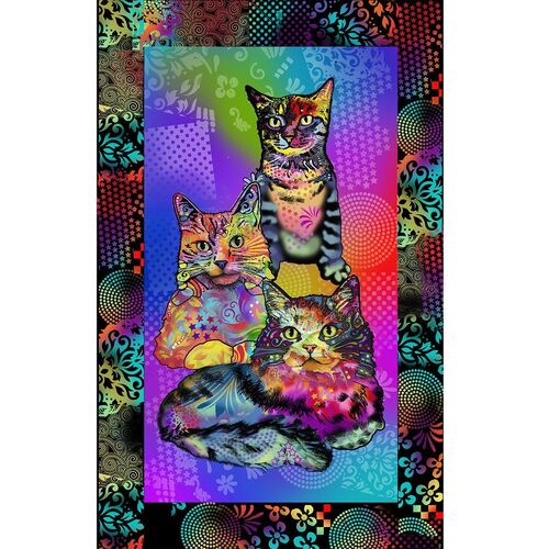 Crazy For Cats Kitty Power Panel 10241