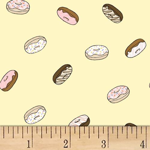 Coffee Lovers Tossed Donuts Yellow 2553-9