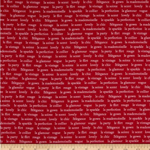 French Couture Text Words 4286R
