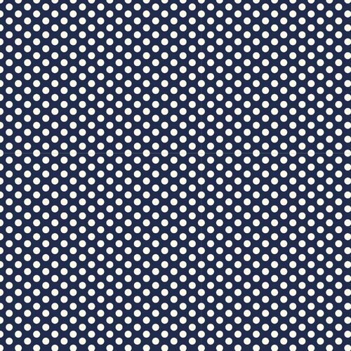 Devonstone Polked Polka Dots Navy DV2302