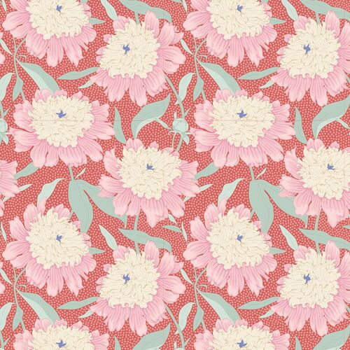 Tilda Gardenlife Bowl Peony Coral 100307