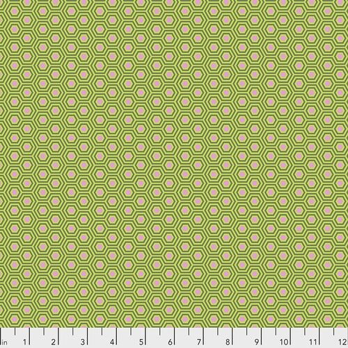 Tula Pink True Colours Hexy PWTP150 Juniper