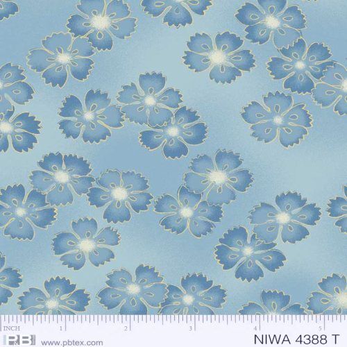 Niwa Metallic Oriental Floral 4388T